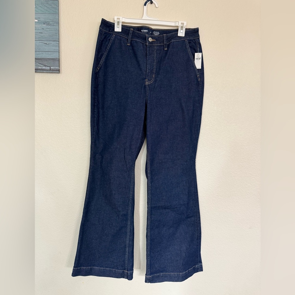 Old Navy Dark Blue Flare Jeans